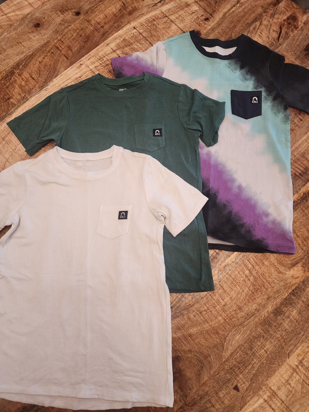Rags To Raches 7/8 Pocket Tees